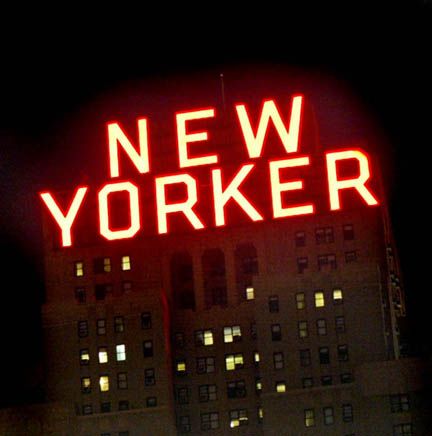 New Yorker Acrylite Sign